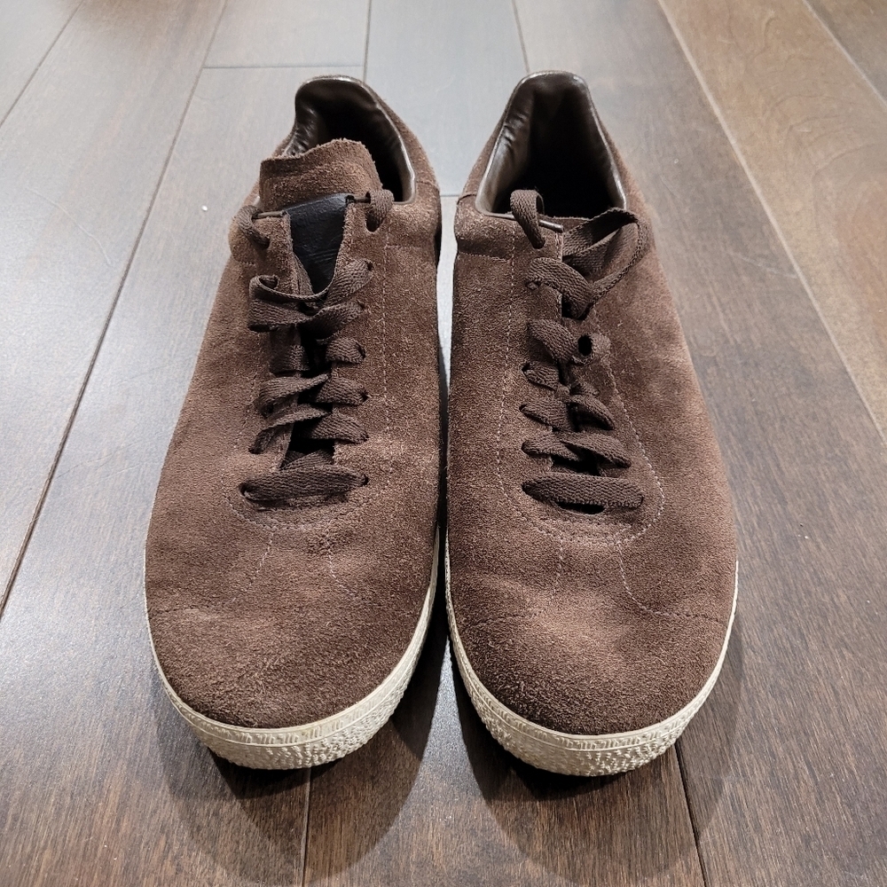 Adidas Vintage Originals Brown Suede Gazelles Sneakers size 7.5 - Picture 2 of 12